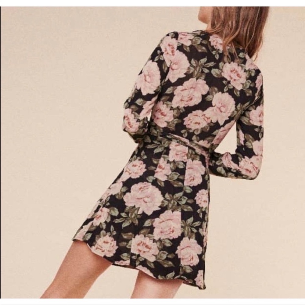 Reformation | Porter Wrap Dress In Roma Floral Print | S - Picture 2 of 7